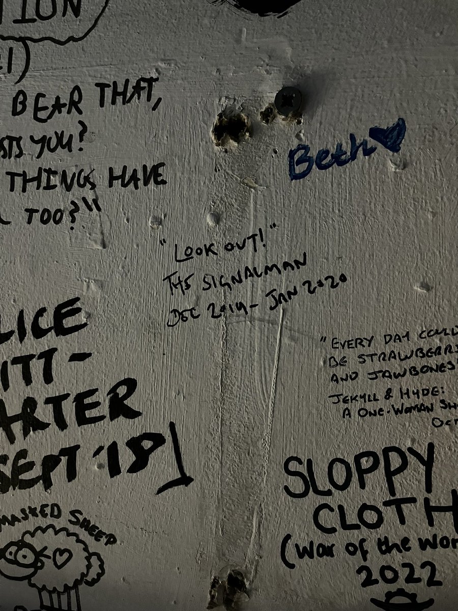 Tim Larkfield (@timlarkfield) on Twitter photo Spotted this on the wall backstage at <a href="/ORLTheatre/">Old Red Lion Theatre</a> last night
The last time I was there, nearly five years ago, with <a href="/alionabaranova1/">Aliona Baranova</a> and <a href="/SignalmanPlay/">The Signalman</a> Spotted this on the wall backstage at <a href="/ORLTheatre/">Old Red Lion Theatre</a> last night
The last time I was there, nearly five years ago, with <a href="/alionabaranova1/">Aliona Baranova</a> and <a href="/SignalmanPlay/">The Signalman</a>