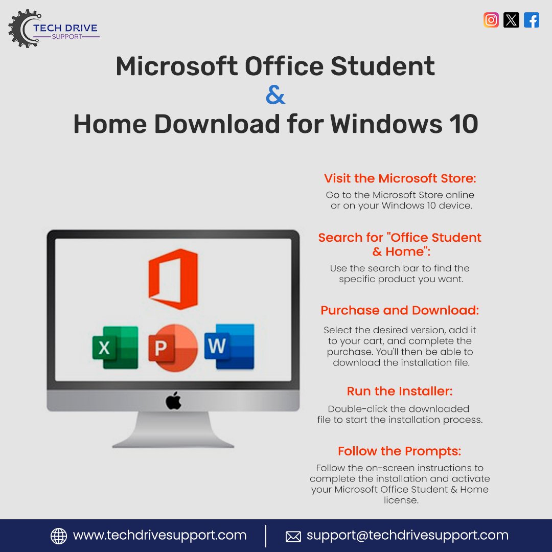 techdrivesprt's tweet photo. Microsoft Office Student &amp; Home Download for Windows 10

https://t.co/ZvlZrBOFJ2

#techdrivesupport #trending #wednesdayfeelings #WindowsOnWednesday #Windows10 #Windows11 #business https://t.co/XatgGEfDfW