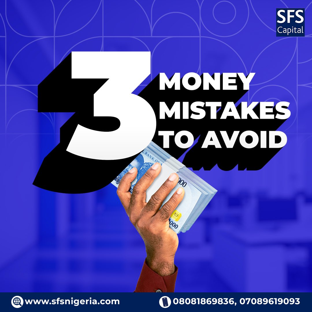 SFS_REIT's tweet photo. Avoid these 3 common money mistakes! Take control of your finances with SFS Fund. 

Download the SFS Fund app today for smarter investment choices.

 #SFSFUND #investmentmanagement https://t.co/3JZYgSrCNL