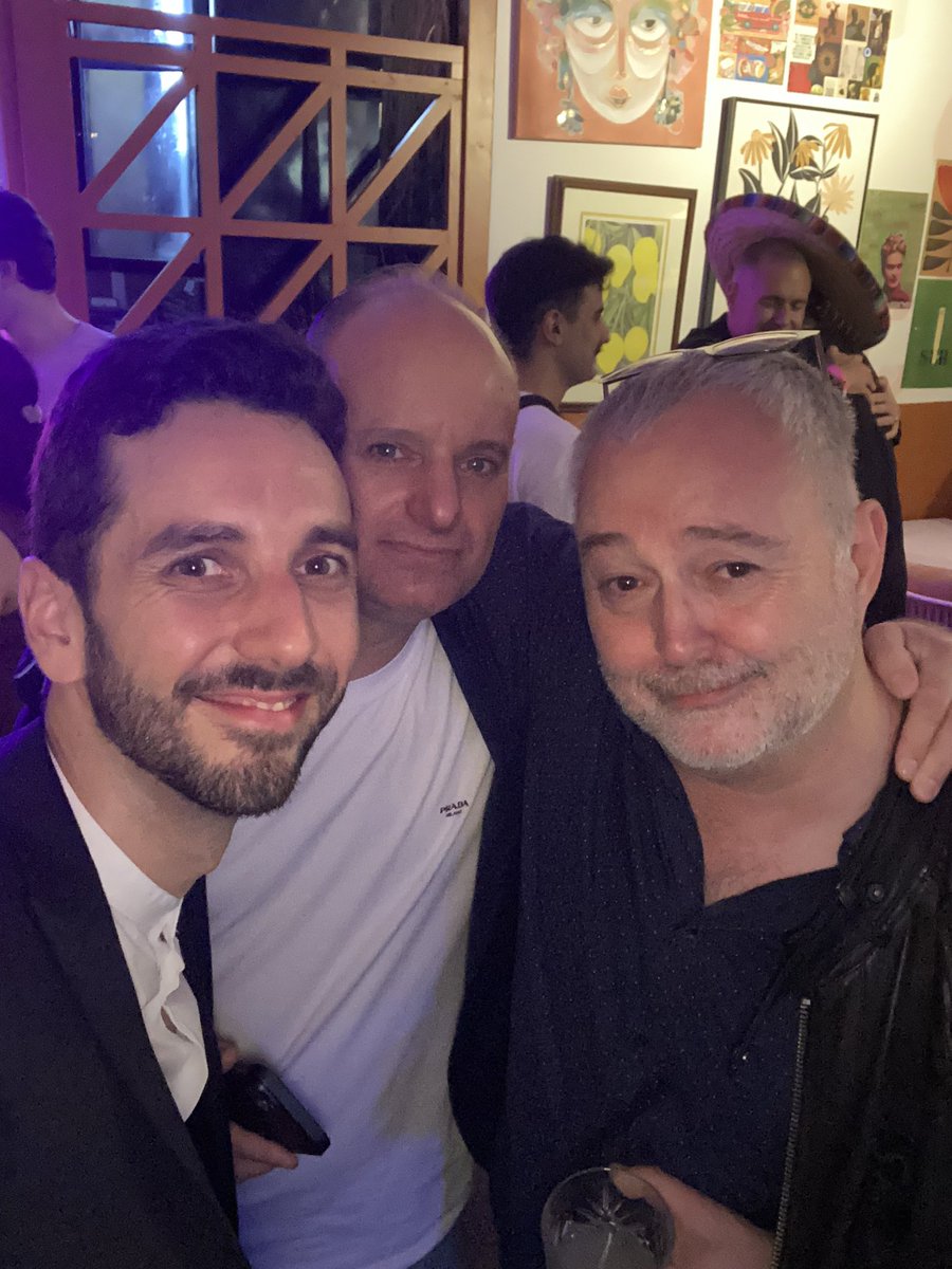 Having drinks with <a href="/mikebutcher/">Mike Butcher (BlueSky/Threads: @mikebutcher)</a> from <a href="/TechCrunch/">TechCrunch</a> and <a href="/carstensnedker/">Carsten Snedker</a> yesterday at <a href="/TacoStarsHQ/">🌮⭐️ TacoStars.eth</a> 🔥🔥🔥 during <a href="/GITEX_GLOBAL/">GITEX GLOBAL</a>