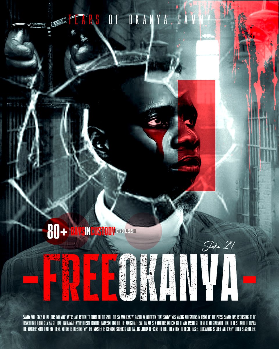 RigumahoS70875's tweet photo. TEARS OF SAMMY OKANYA!

@HEBobiwine @SpireJim @KwikirizaNova @JoelSsenyonyi @AAgather @AgoraCFR @GodwinTOKO @Pliam_ 

#FreeOkanya
#JudiciaryOnTrial 
#StopAbuseOfPowerUg https://t.co/eBURb0JGdi