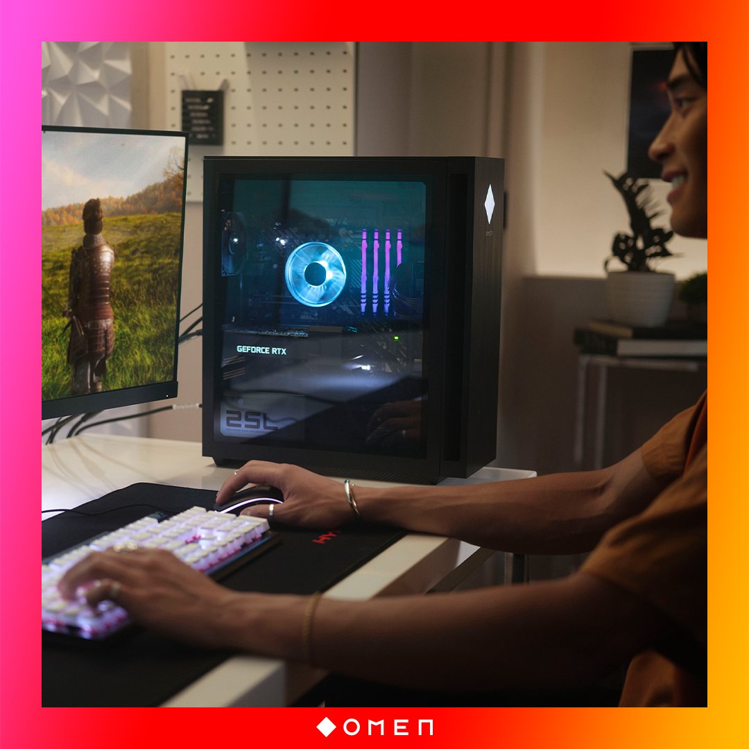 Gaming-Power, die passt!💥 Der OMEN 25L ist klein, aber oho – Performance auf den Punkt gebracht und ready für jede Herausforderung.🎮🔥
#OMEN25L #GamingSetup #Gaming