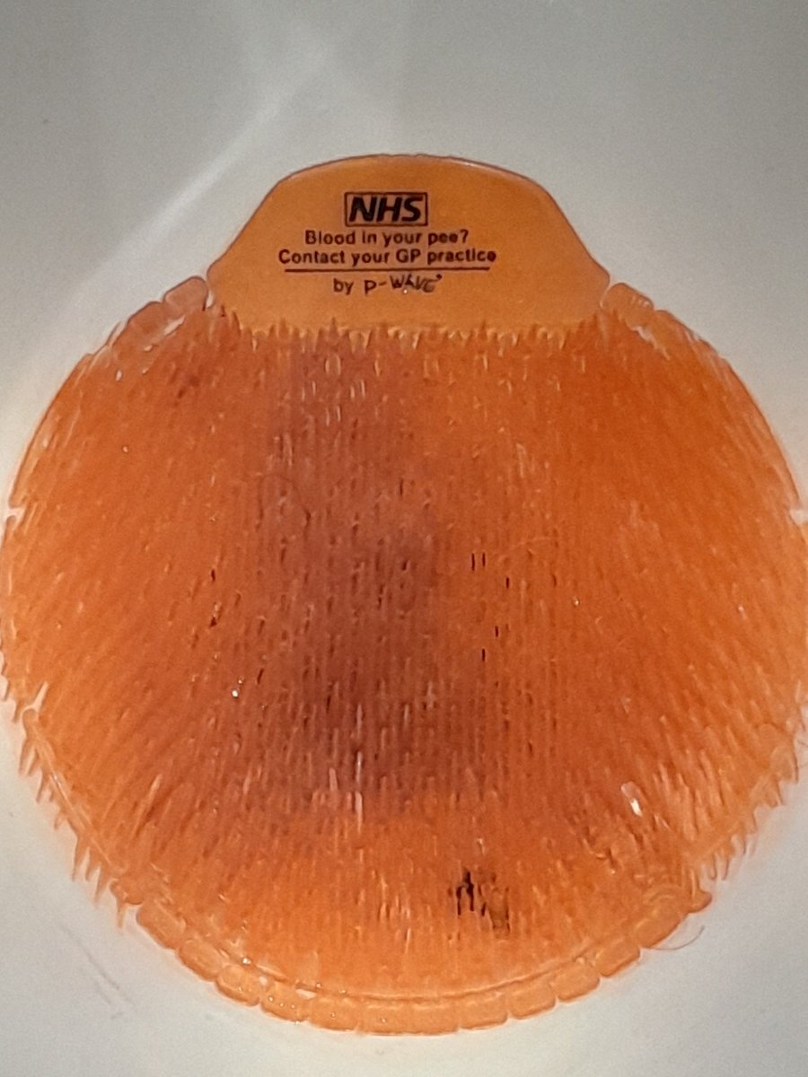 CopyArms's tweet photo. This is copy that saves lives. 

It’s not often I post about urinals, but what’s written here is so powerful:

“Blood in your pee? Contact your GP practice.”

Talk about targeting your market. Hats off to everyone at the @NHS  involved in this campaign. You are life savers. https://t.co/YqtUjCwmmv