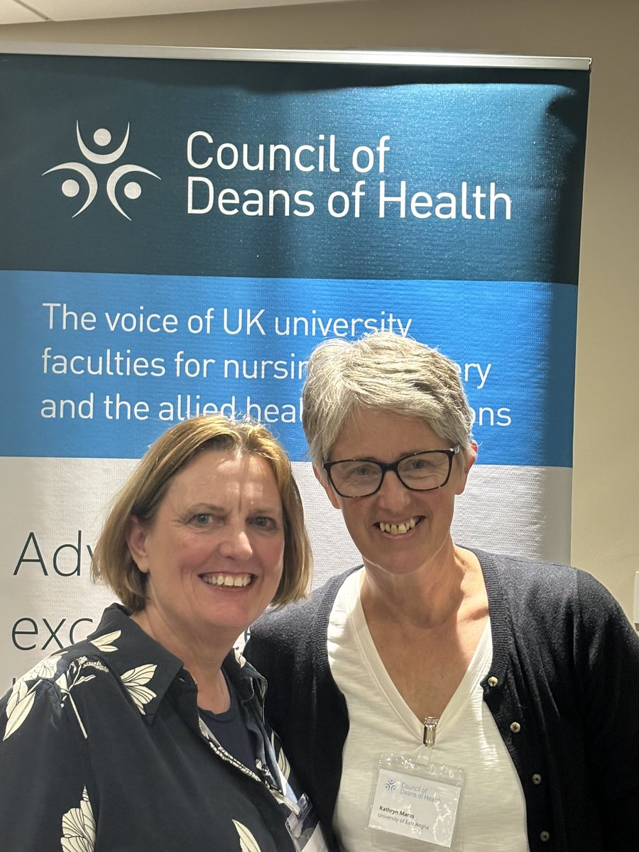 Attending Council of Deans for Health in Edinburgh as Head of Department for AHPs, and catching up with @ProfKenda. Interesting discussions around REF and NMC practice learning review. Lots to think about! <a href="/UEA_Health/">School of Health Sciences</a> <a href="/uniofeastanglia/">UEA</a>
