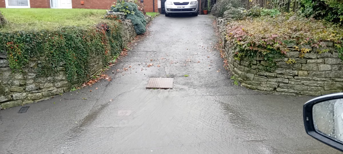 red7forever's tweet photo. @DwrCymru once again in @shobdon we have sewerage manholes erupting  with people driving through sewage. This has been reported each time it happens and all you do is checking the pipe is blocked. It never is because it's too small! @HfdsCouncil @HfdsStreets https://t.co/7r36aBHzBp