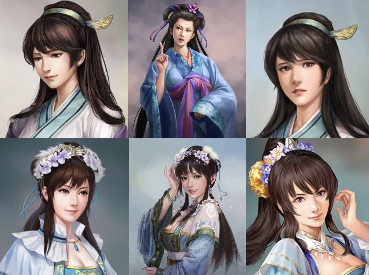 残る未公開の無双登場女子含む女性武将💐（※昨日の劉氏除く