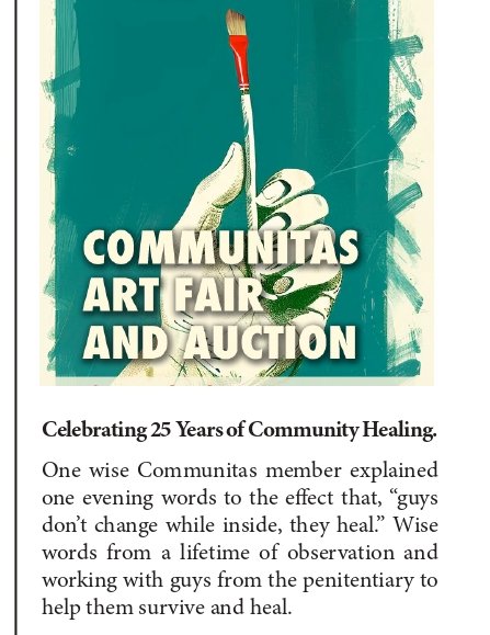 LinosVersion's tweet image. Art Fair: The Time Is Now 

The Communitas Art Fair is next week. The buzz is getting louder.

linomatteo.wordpress.com/2024/10/16/art…

#RestorativeJustice #Communitas #Montreal #BusinessEnglish #ArtFair #CommunitasArt #LinoMatteo