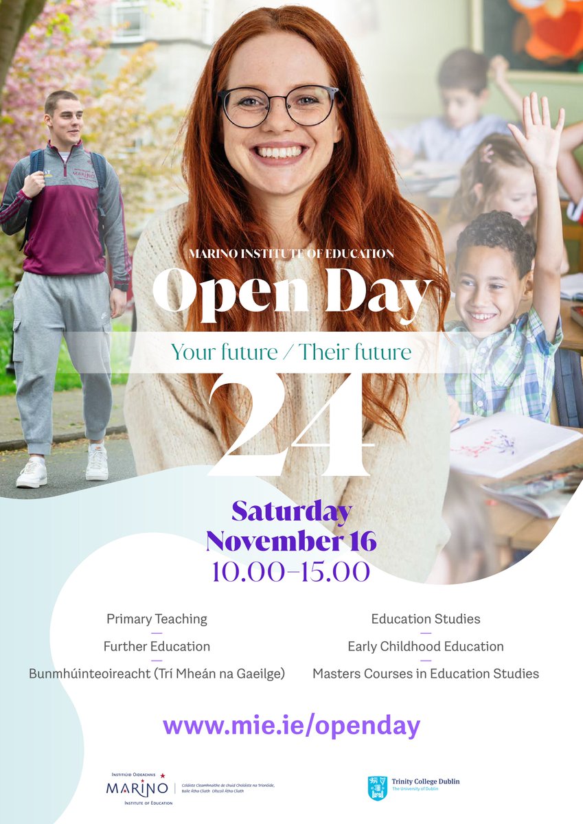 📢 Save the Date: MIE Open Day – Saturday, 16th November, 10:00 AM - 3:00 PM! 🌟

Discover our vibrant campus, meet our inspiring lecturers, and connect with current students. 

Don’t miss this opportunity to see what makes MIE special!

Full details here: mie.ie/en/study_with_…