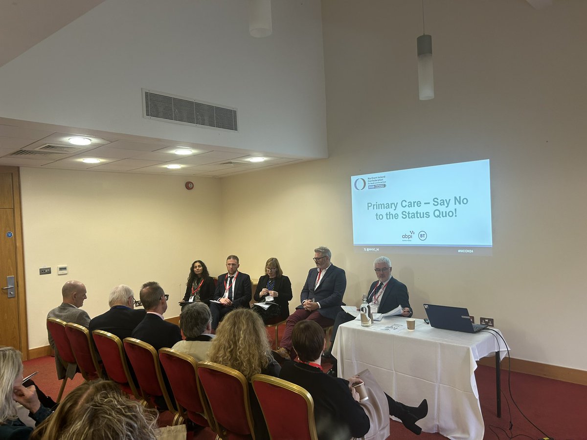 Our Chair, Dr Ursula Mason, talking about the benefits of a stable and sustainable general practice, and the value it brings to our health system in Northern Ireland #NICON24