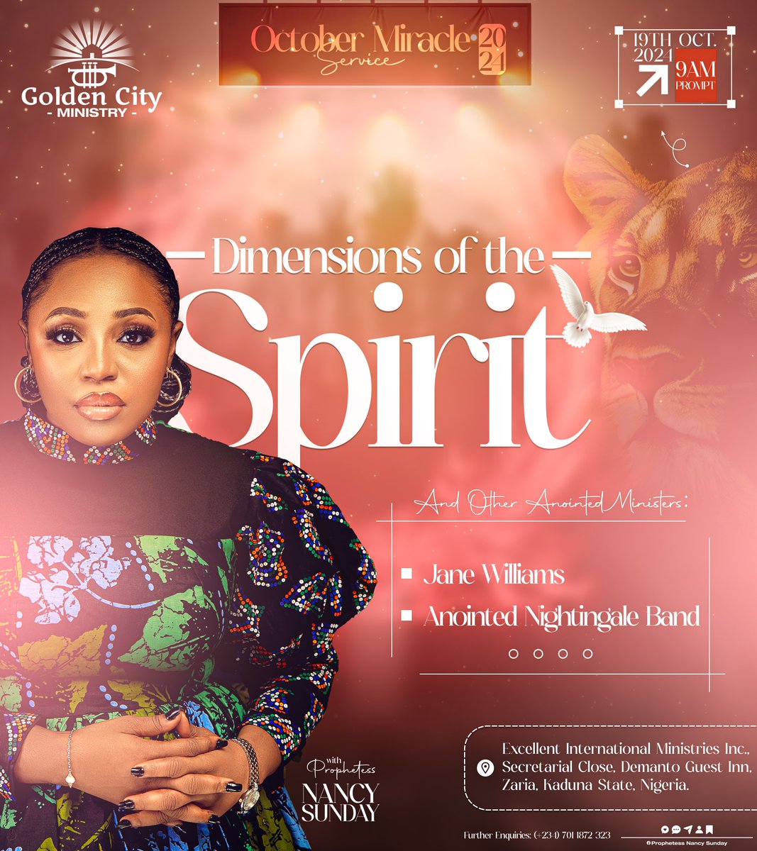 OnipeJoseph's tweet image. Grateful to design this flyer for Golden City Ministry! 🙏 Using creativity to serve a higher purpose is always rewarding.
Excited for this powerful event and the impact it will have!
#ChurchFlyer #GraphicDesign #FaithInDesign #EventDesign #CreativeMinistry #ChurchEvent