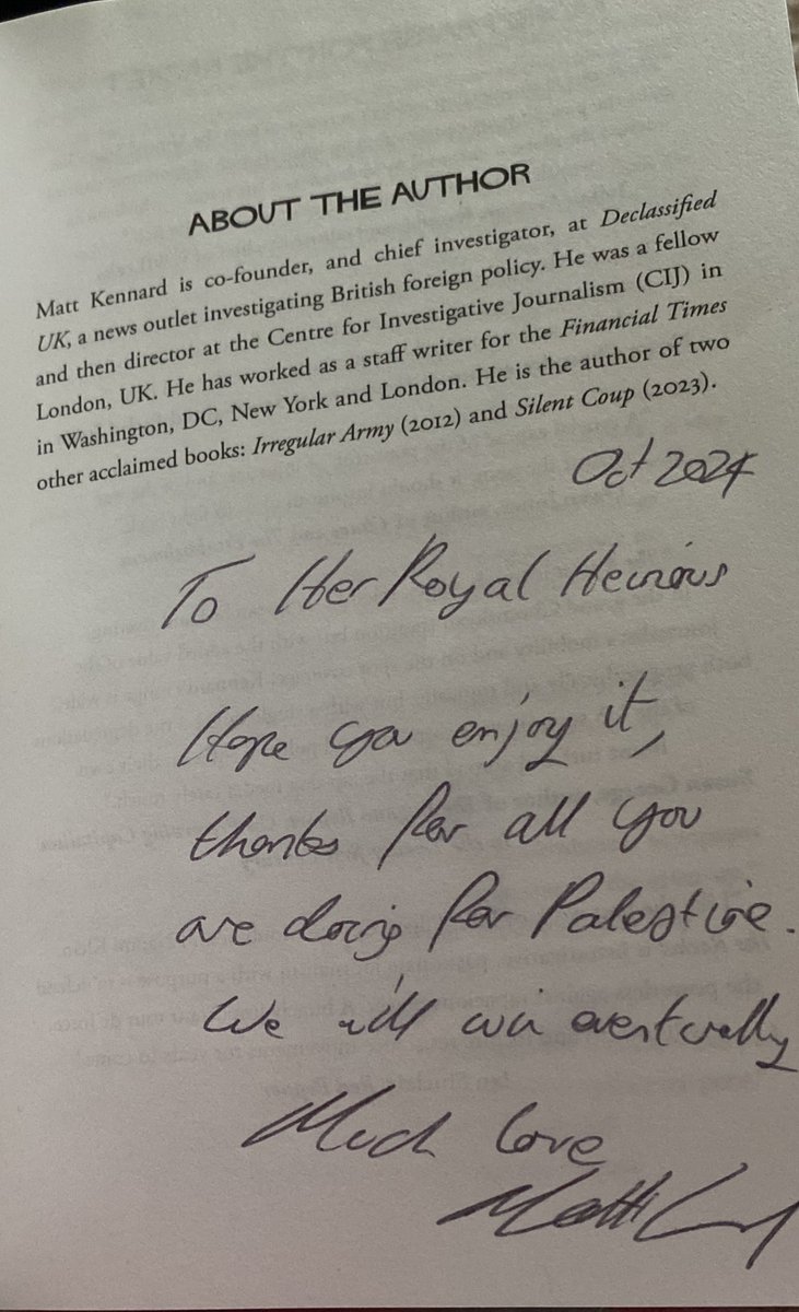 HerRoyalHeinous's tweet photo. If you ever needed proof of how tightly the US govt has got the UK by the ‘nads, then read #TheRacket by @kennardmatt
It is an invaluable insight in to the Anglo-American Empire & the depth of coercion of UK citizens.
Cheers Matt👍🏻
@NAJ562 https://t.co/ZXCXdoIhe8