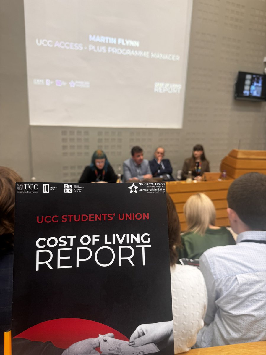 Erin McGreehan TD (@erinmcgreehan) on Twitter photo At a really important briefing by <a href="/UCC/">UCC Ireland</a> students union on their research highlighting the many challenges due to the rising cost of living and the accommodation crisis.
#students #ucc #research At a really important briefing by <a href="/UCC/">UCC Ireland</a> students union on their research highlighting the many challenges due to the rising cost of living and the accommodation crisis.
#students #ucc #research
