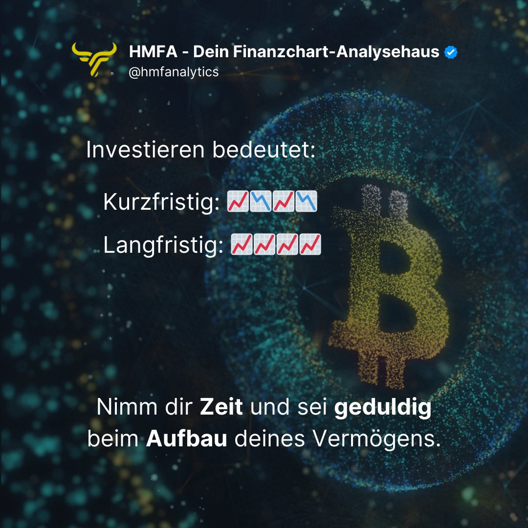 hmfanalytics's tweet photo. Investieren ist ein Marathon, kein Sprint! 🏃‍♂️📈
Kurzfristige Schwankungen gehören dazu, doch langfristig zahlt sich Geduld aus. Nimm dir Zeit und bleib dran – der Aufbau deines Vermögens ist ein Prozess. 💪🚀
#Investieren #Finanzplanung #LangfristigeStrategie #Vermögensaufbau https://t.co/3Ffe90QzUU