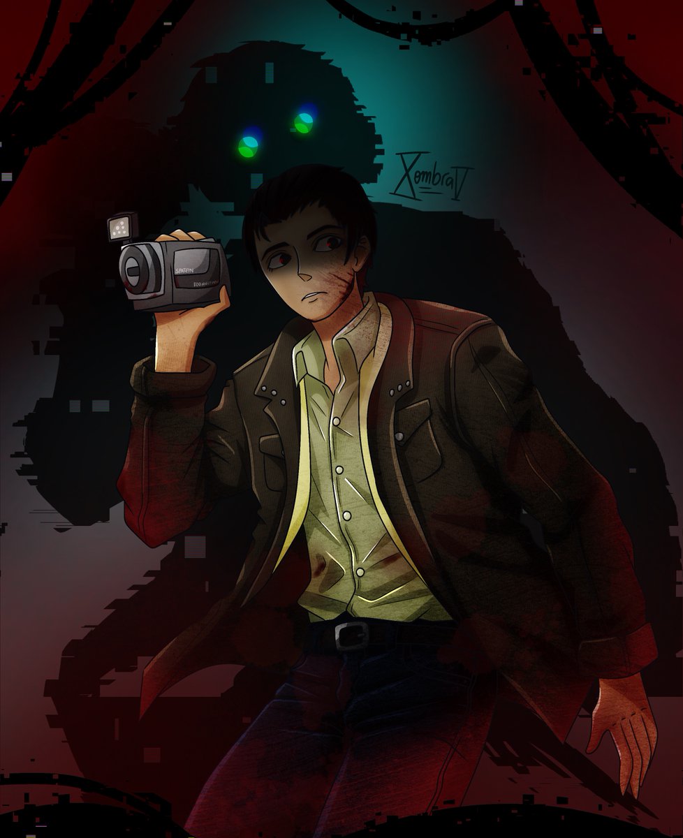 Xombrav's tweet photo. BOO!
it's halloween and idk if I'm gonna find another horror game to play/ stream but, as a throwback to the real fans I decided to draw the GOAT Miles Upshur from Outlast <3 I'm sure he's fine... https://t.co/ZroG6ZQMV0