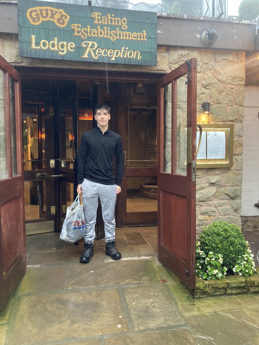 It is a bit wet! However, all groups making great progress, and are safe and well. With thanks to <a href="/GTHamlet/">Guy's Eating Establishment</a> for finding an area to keep the groups warm and dry as they finish.