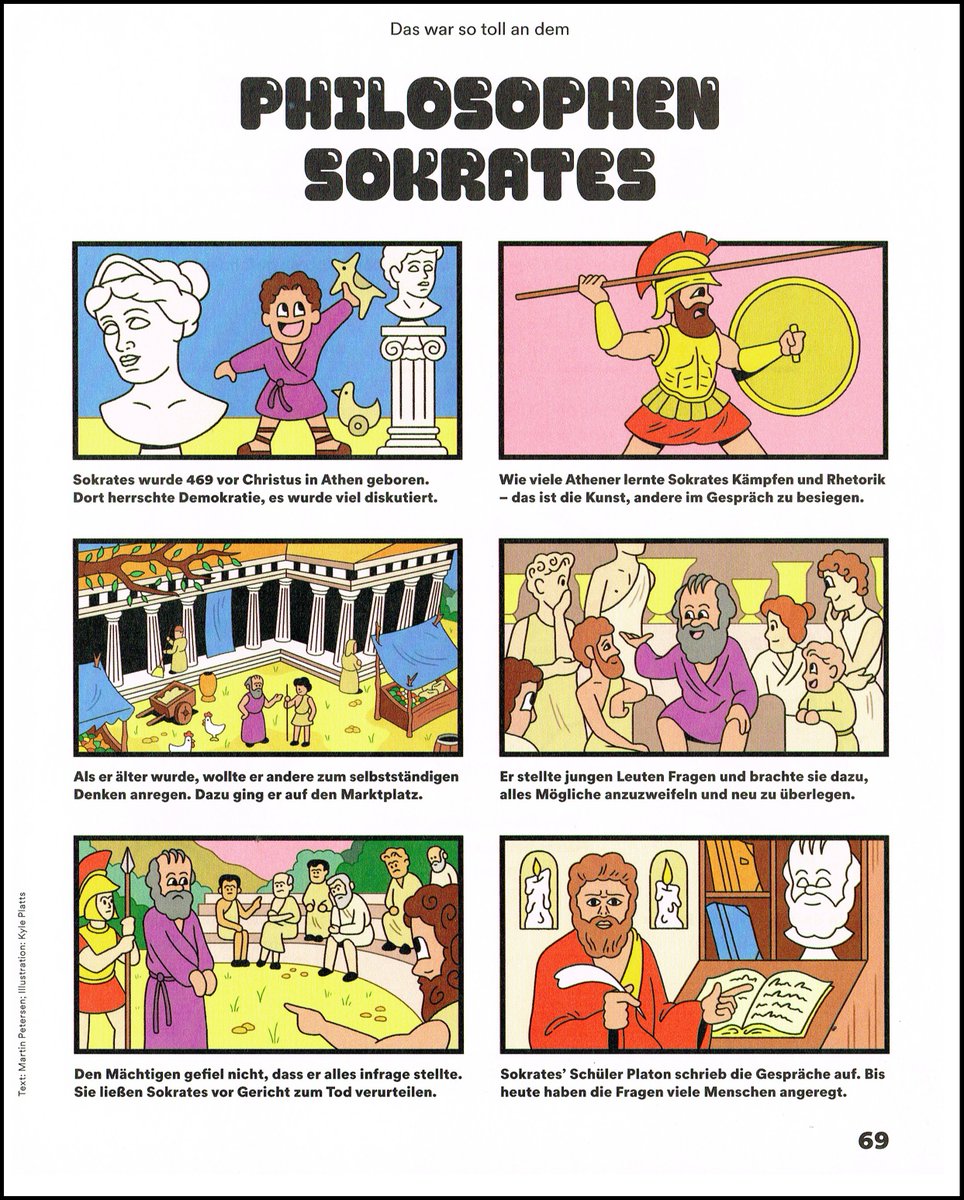 Here are some pages from my longest running comic which ran in Zeit Leo for 8 years.