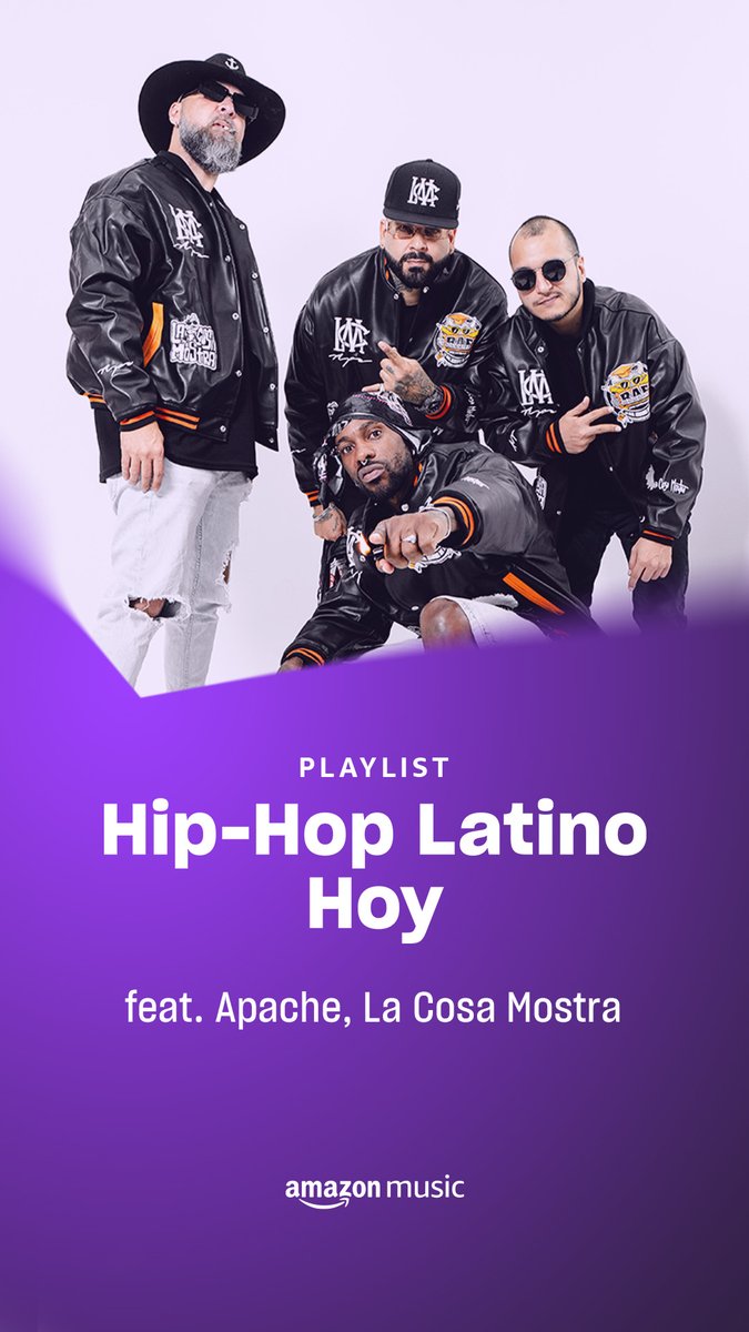 Somos portada en <a href="/amazonmusic/">Amazon Music</a>  ya el 25 de octubre sale el álbum de <a href="/apachelasminas/">Apache</a> y <a href="/lacosamostra_/">La Cosa Mostra</a> pendientes