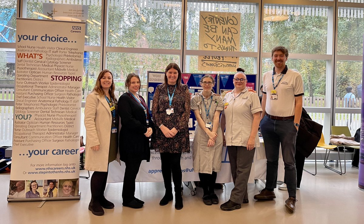 GEH Talent For Care (@geht4c) on Twitter photo Today we represent the 4 Trusts across Coventry and Warwickshire <a href="/covcampus/">Coventry University</a> discussing all NHS career opportunities #NHS #Careers #Opportunities #Apprenticeships #Specialities Today we represent the 4 Trusts across Coventry and Warwickshire <a href="/covcampus/">Coventry University</a> discussing all NHS career opportunities #NHS #Careers #Opportunities #Apprenticeships #Specialities