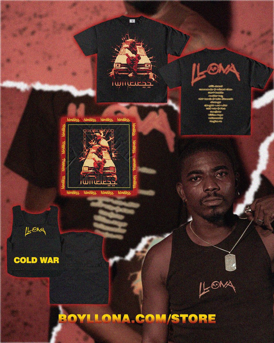 HOMELESS MERCH NOW AVAILABLE 

boyllona.com/store