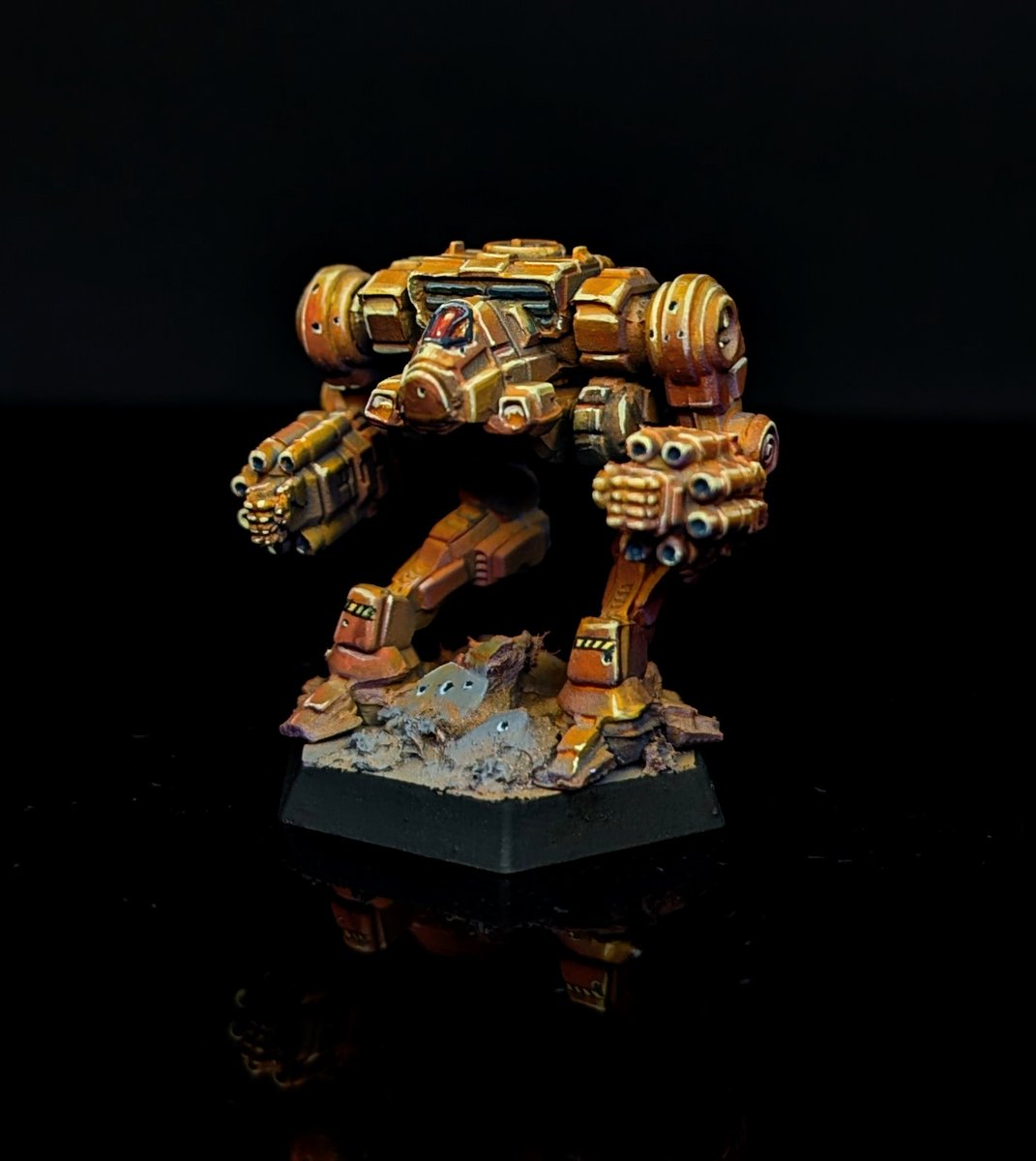 Here's the Blackhawk Prime! Has anyone ever successfully used this monster in a deck? <a href="/renegadehpg/">RenegadeHPG</a> #battletech #paintingminiatures