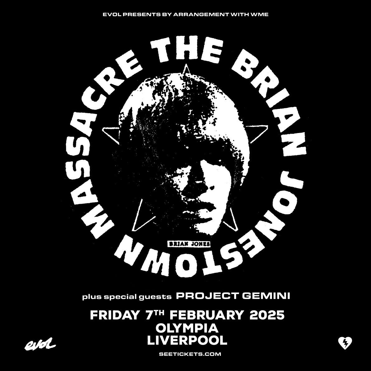 Liverpool, <a href="/BJM_Band/">Brian Jonestown</a> return, Friday February 7, 2025 and play the magnificent <a href="/LpoolOlympia/">Liverpool Olympia</a> + guests Project Gemini. Formidable in every way. You need to be involved in this. Make it so via <a href="/seetickets/">See Tickets</a>: seetickets.com/event/the-bria…

📸 <a href="/antonnewcombe/">anton newcombe</a> Lpool, Feb 2023 by <a href="/LucyMcLachlan_/">lucy mclachlan</a>