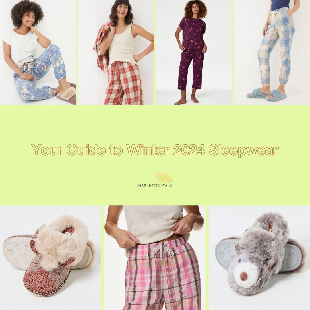 MarriottsWalk1's tweet image. With longer nights comes more opportunities for sleep. Comfortable PJs, snug slippers and a warm dressing gown create the ideal feeling for restful sleep.

marriottswalk.co.uk/winter-2024-sl… #sleepwear #nightwear #marriottswalk #witney #PJs #pyjamas #slippers