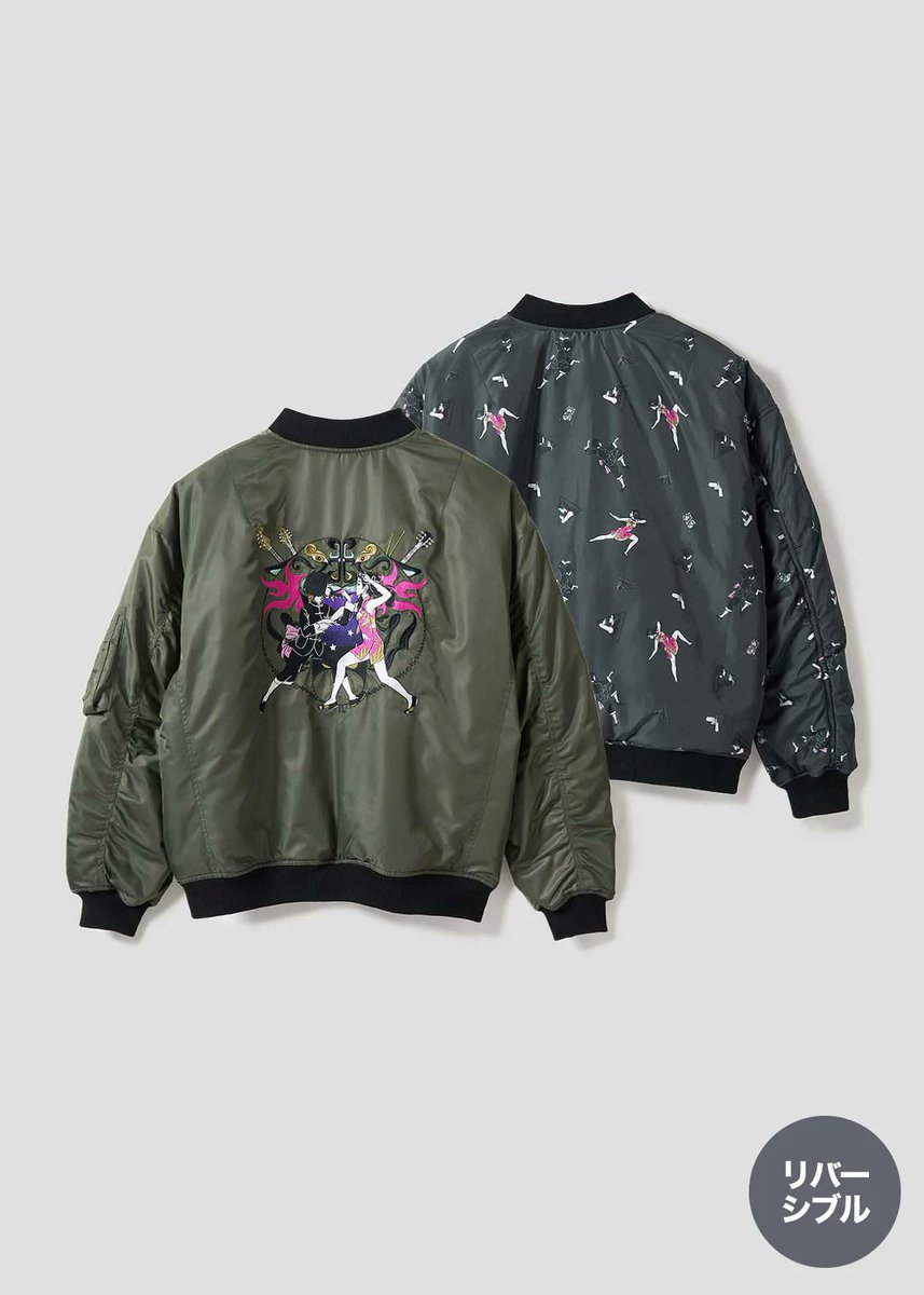 ソルファ 中村佑介×グラニフ graniph グラニフ　中村佑介　ジャケット　XL 黒 トラックジャケット アジカン ジャケット・アウター