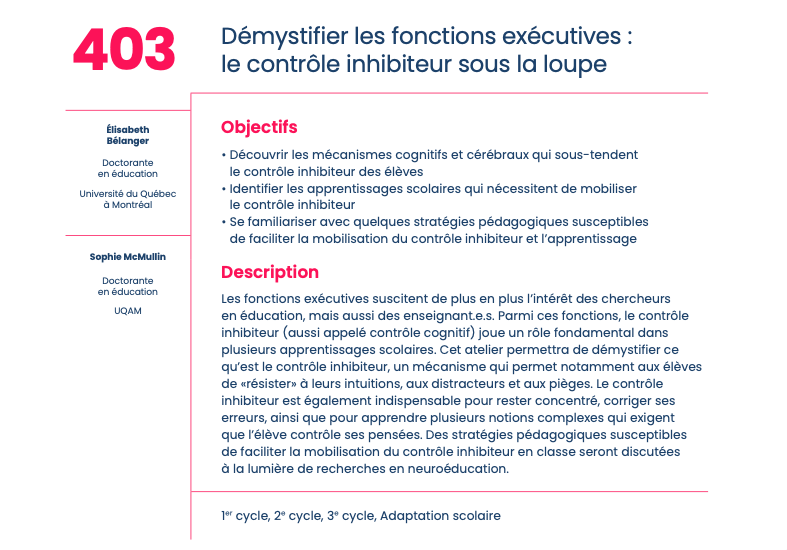 Laboratoire de recherche en neuroéducation tweet media