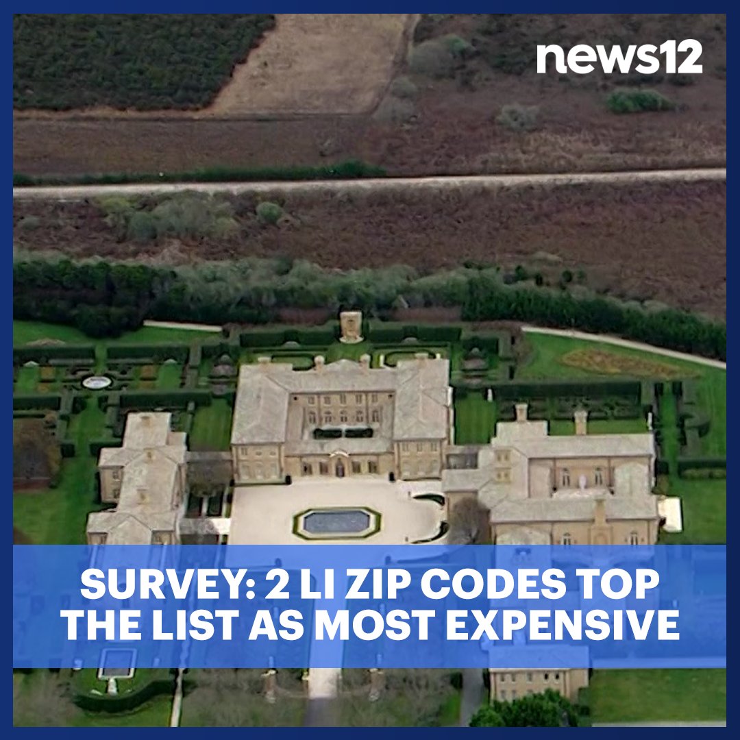 News12LI's tweet image. EXPENSIVE ZIP CODES: Two Long Island zip codes - Sagaponack and Water Mill - top the list as the most expensive in the United States. - bit.ly/489wQ9g

#longisland #zipcodes #mostexpensive #sagaponack #watermill