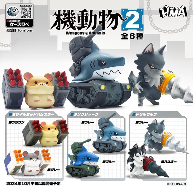 新製品情報も満載 ガチャ】機動物 第2弾 sakataの雑記 - レビュー SF・ファンタジー・ホラー