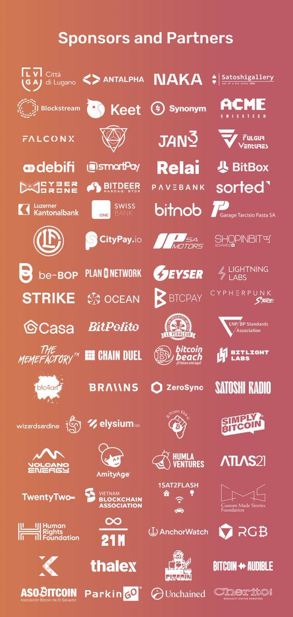 LNP/BP Standards Association (@lnp_bp) on Twitter photo We're honoured to announce that we joined the tribe of Sponsors and Partners of the one and only <a href="/LuganoPlanB/">Lugano Plan ₿</a>!🥳🤩🤝🙌
Proud to be contributing to the #Bitcoin space among awesome teams like <a href="/Blockstream/">Blockstream</a> <a href="/keet_io/">Keet by 🕳🥊</a> <a href="/JAN3com/">JAN3</a> <a href="/FulgurVentures/">fulgur.ventures</a> <a href="/BtcpayServer/">BTCPay Server</a> <a href="/pandoraprime_ch/">Pandora Prime Inc</a> We're honoured to announce that we joined the tribe of Sponsors and Partners of the one and only <a href="/LuganoPlanB/">Lugano Plan ₿</a>!🥳🤩🤝🙌
Proud to be contributing to the #Bitcoin space among awesome teams like <a href="/Blockstream/">Blockstream</a> <a href="/keet_io/">Keet by 🕳🥊</a> <a href="/JAN3com/">JAN3</a> <a href="/FulgurVentures/">fulgur.ventures</a> <a href="/BtcpayServer/">BTCPay Server</a> <a href="/pandoraprime_ch/">Pandora Prime Inc</a>
