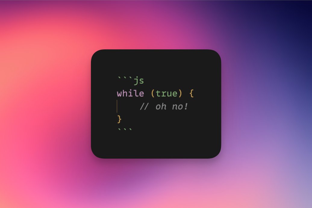 For all developers out there that have in their career encountered a bug and decided to submit an issue on a GitHub repository. 👇

🗣️ Wrap your code in triple backticks!
