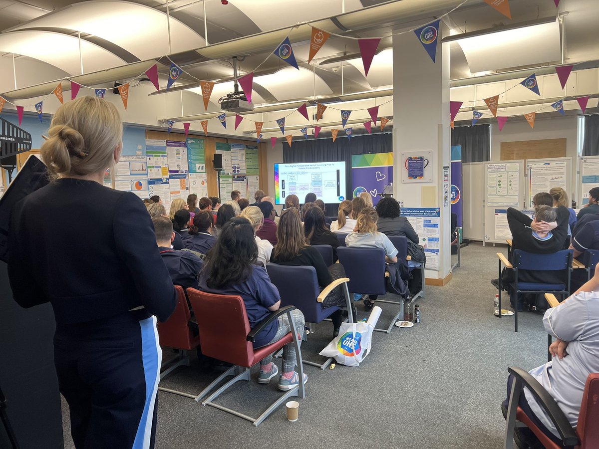 kate pryde💙 (@katepryde) on Twitter photo Standing room only at today’s #weareuhs week 2024 lunchtime showcase session - 4 great projects that have supported patients & staff
If you work <a href="/UHSFT/">University Hospital Southampton 💙</a> look out for our regular monthly session launching on November 6th <a href="/gailbyrneuhs/">Gail Byrne</a> <a href="/ConnorCeri/">Ceri Connor (she/her)</a> Standing room only at today’s #weareuhs week 2024 lunchtime showcase session - 4 great projects that have supported patients & staff
If you work <a href="/UHSFT/">University Hospital Southampton 💙</a> look out for our regular monthly session launching on November 6th <a href="/gailbyrneuhs/">Gail Byrne</a> <a href="/ConnorCeri/">Ceri Connor (she/her)</a>