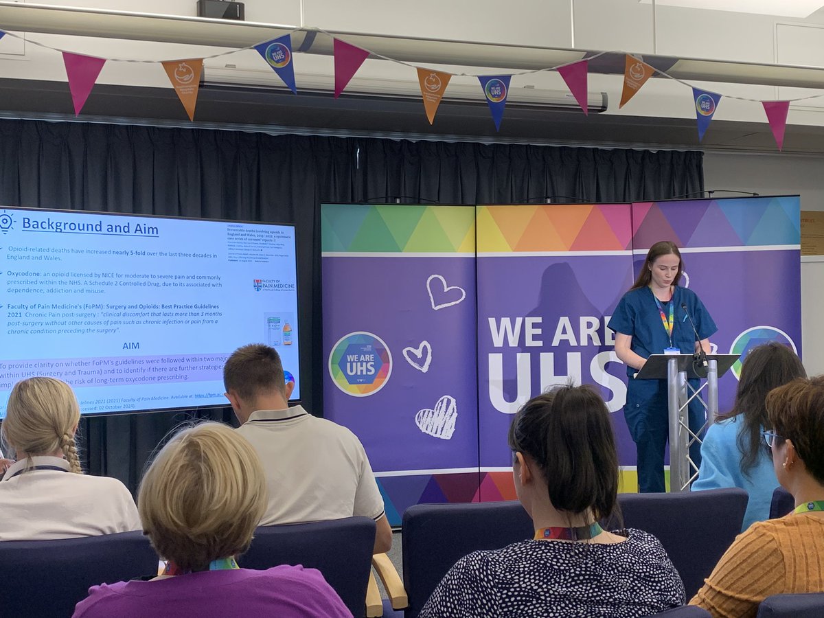 Andy Fox PhD (@andyfox4) on Twitter photo Good work Jess presenting opioid prescribing audit at our We Are UHS research day. <a href="/UHS_PTT/">UHS Pharmacy Training and Research</a> <a href="/UHSFT/">University Hospital Southampton ๐</a> <a href="/pr8jaa/">James Allen ๐</a> @cathymac40 #weareuhs Good work Jess presenting opioid prescribing audit at our We Are UHS research day. <a href="/UHS_PTT/">UHS Pharmacy Training and Research</a> <a href="/UHSFT/">University Hospital Southampton ๐</a> <a href="/pr8jaa/">James Allen ๐</a> @cathymac40 #weareuhs