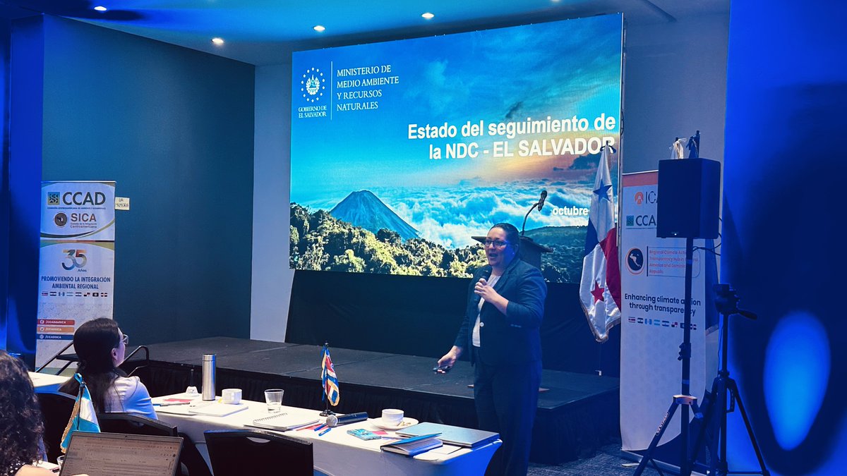 🌎 ICAT hub hosts a regional workshop in Panama City, focused on #BTR preparation &amp; #NDC tracking indicators. 

Representatives from Central American countries, the Dominican Republic and Cuba are strengthening their capacity to successfully implement the Paris Agreement's ETF.