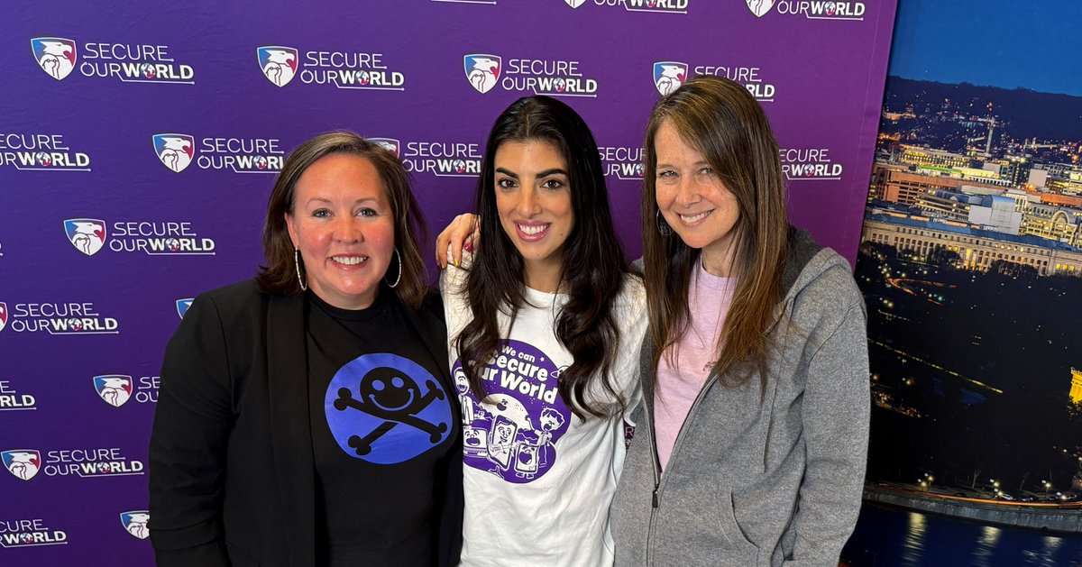 CISAJen's tweet photo. Super fun to have @Cybersecgirl1 on #CISALive yesterday. Check it out at https://t.co/NjjarT8y16 https://t.co/q8KVzyFJiy