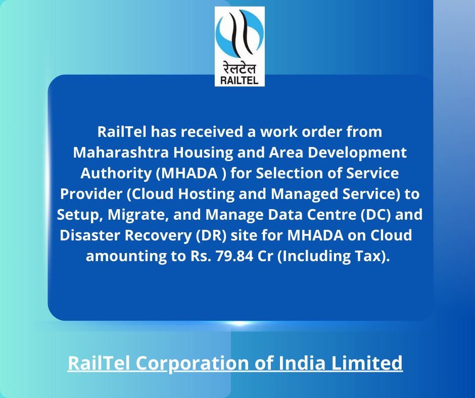 RailTel tweet media