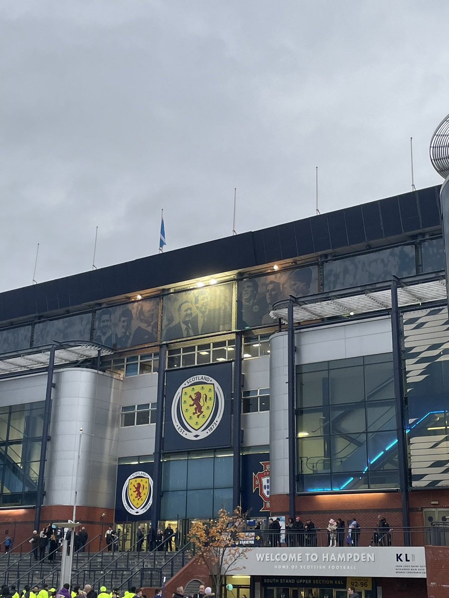 Great night after winning tickets to see Scotland v Portugal last night. Was excited to see Ronaldo in the flesh but even more so Billy Gilmour 💙