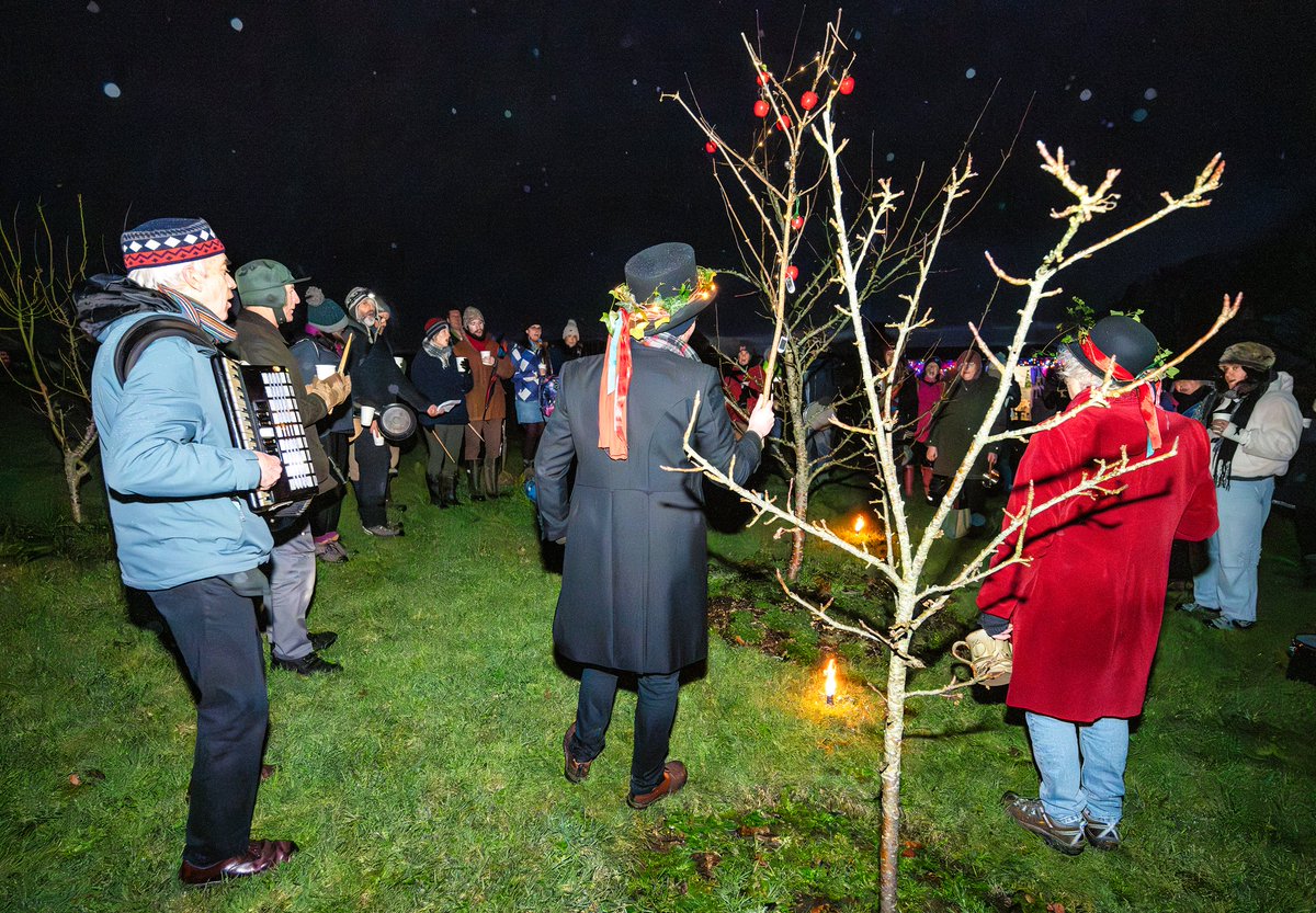 Did you know the word 'wassail' derives from the Saxon ‘Waes Hael’, a goodwill phrase meaning ‘be hale’ or ‘good health’? Come and learn all about wassailing and how to organise them in your community, at our training day in Swimbridge this Saturday. 
wrenmusic.co.uk/.../learn-how-…...