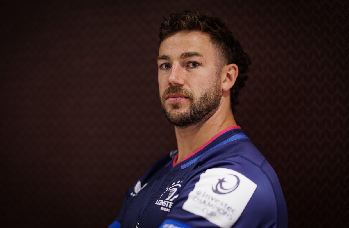 leinsterrugby's tweet photo. Captain Caelan 🫡©️

Caelan Doris was in Cardiff for the launch of the 2024/25 Champions Cup season. 

🎟️ | Get your tickets for our home opener against Clermont Auvergne on December 14 here: https://t.co/BJQOurr6yz

#LEIvCLE #FromTheGroundUp https://t.co/avrqPmsKlP