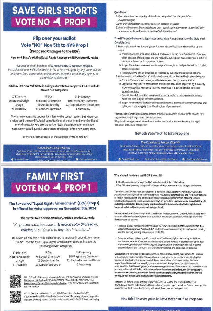 Want to protect girls and women?
Vote NO
