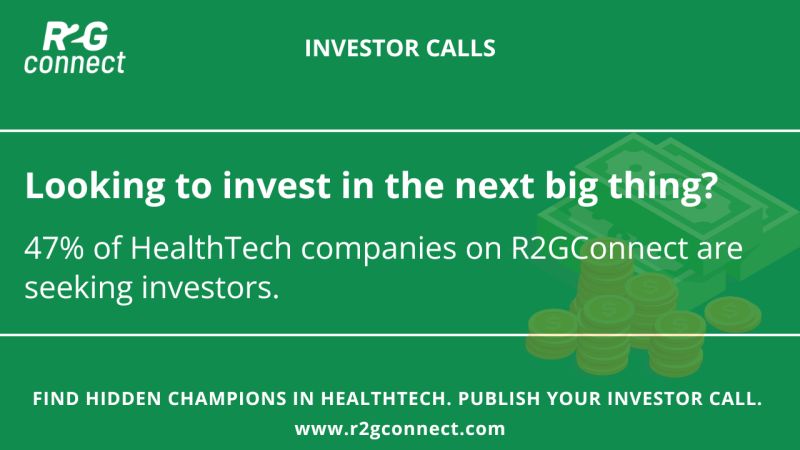 Looking to invest in the next big thing?
💡 Discover innovative #HealthTech hidden champions on R2GConnect.com! 

Publish your #InvestorCall, connect with thousands of companies worldwide &amp; explore technologies you might not find elsewhere! bit.ly/3ZX9tOn