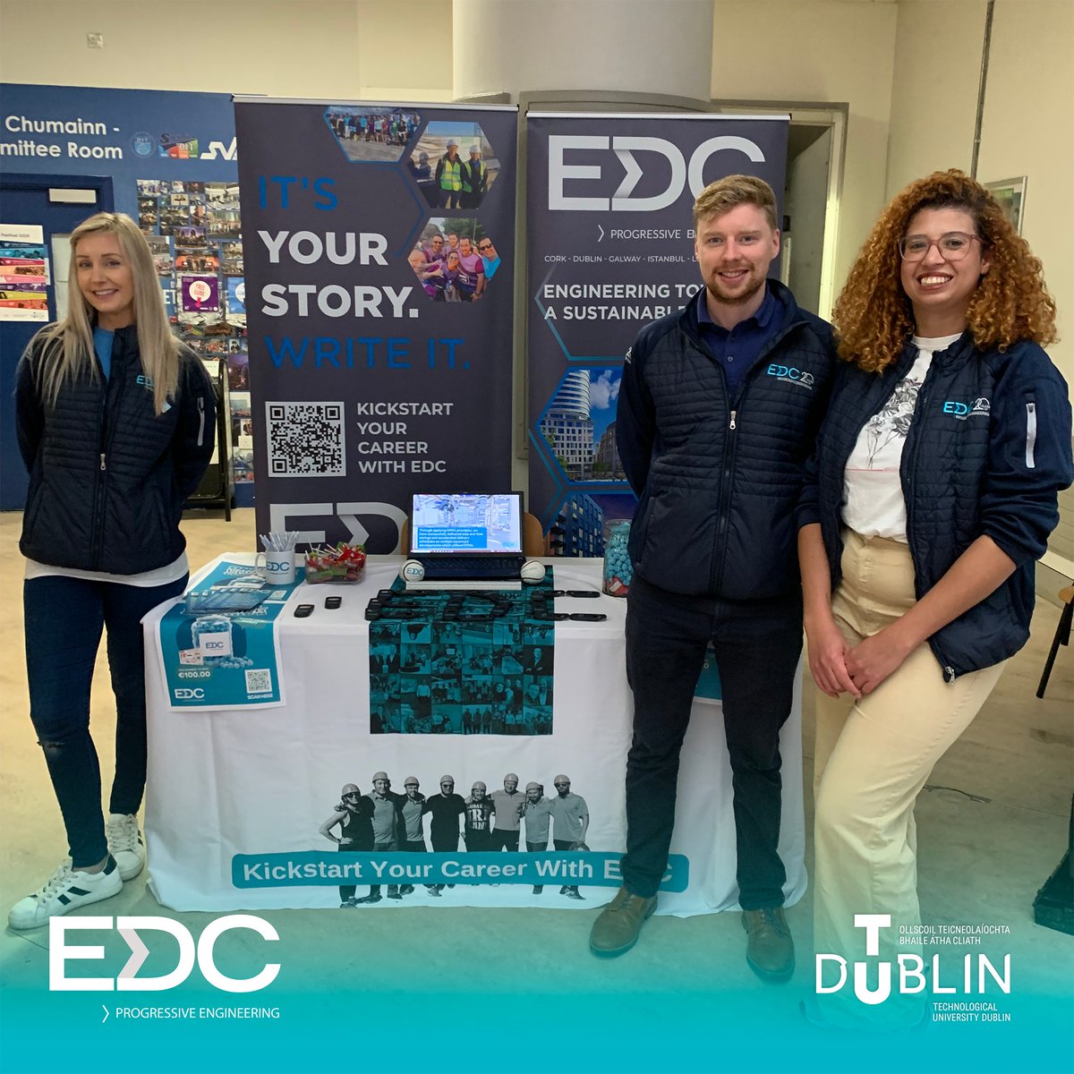 It's Day 2 at the <a href="/WeAreTUDublin/">TU Dublin / OT Baile Átha Cliath</a> Built Environment &amp; Engineering Fair 2024 at Bolton Street! 🎓 Come visit our team to discover everything EDC has to offer, from innovative projects to exciting graduate opportunities.

For more information, visit: edcengineers.com/work-with-us/

#EDC