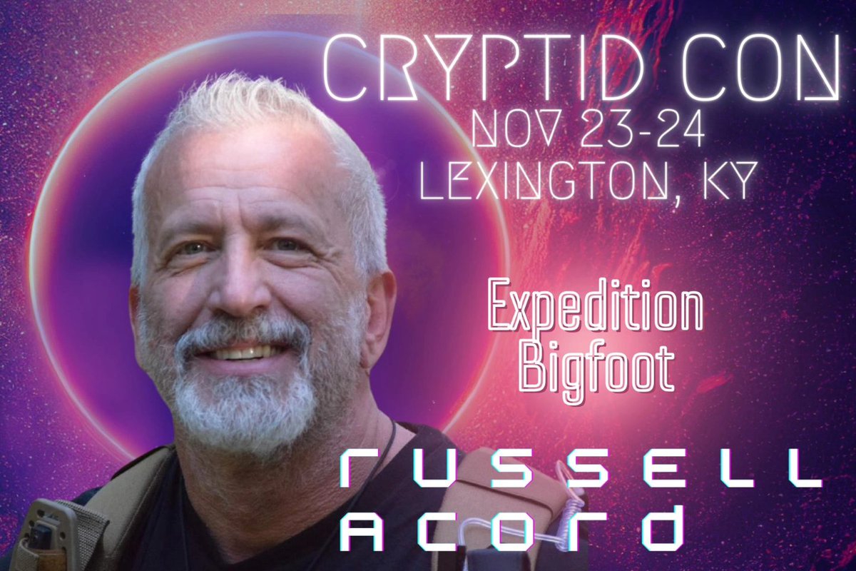 Love #ExpeditionBigfoot and wanna meet the stars of the show? Dr <a href="/mireyamayor/">Dr. Mireya Mayor</a> and Russell Acord will be joining us in Lexington, KY this November 23rd and 24th! Go to Cryptidcon.com for tickets and details!