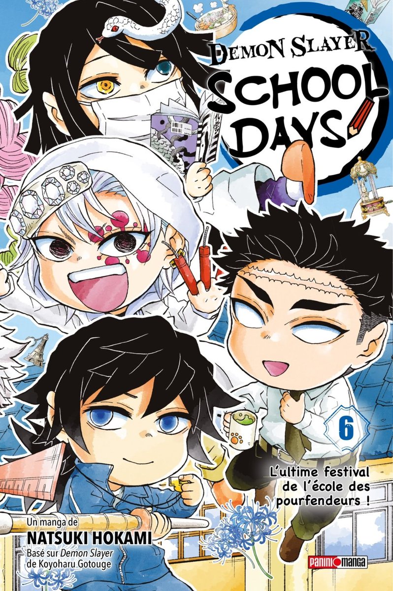 KimetsuFR's tweet photo. Double fin aujourd'hui avec l'édition Pilier et le spin-off School Days aux éditions @PaniniManga
#DemonSlayer #KimetsunoYaiba https://t.co/q2rHiS2VcS
