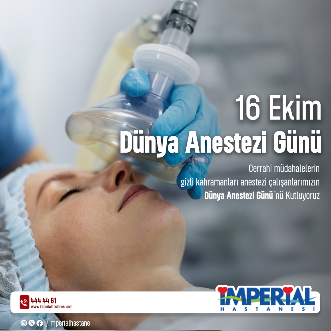 16 Ekim Dünya Anestezi Günü
Cerrahi müdahalelerin gizli kahramanları anestezi çalışanlarımızın Dünya Anestezi Günü'nü kutluyoruz.
.
.
.
#imperial #imperialhastanesi #trabzon #anestezigünü