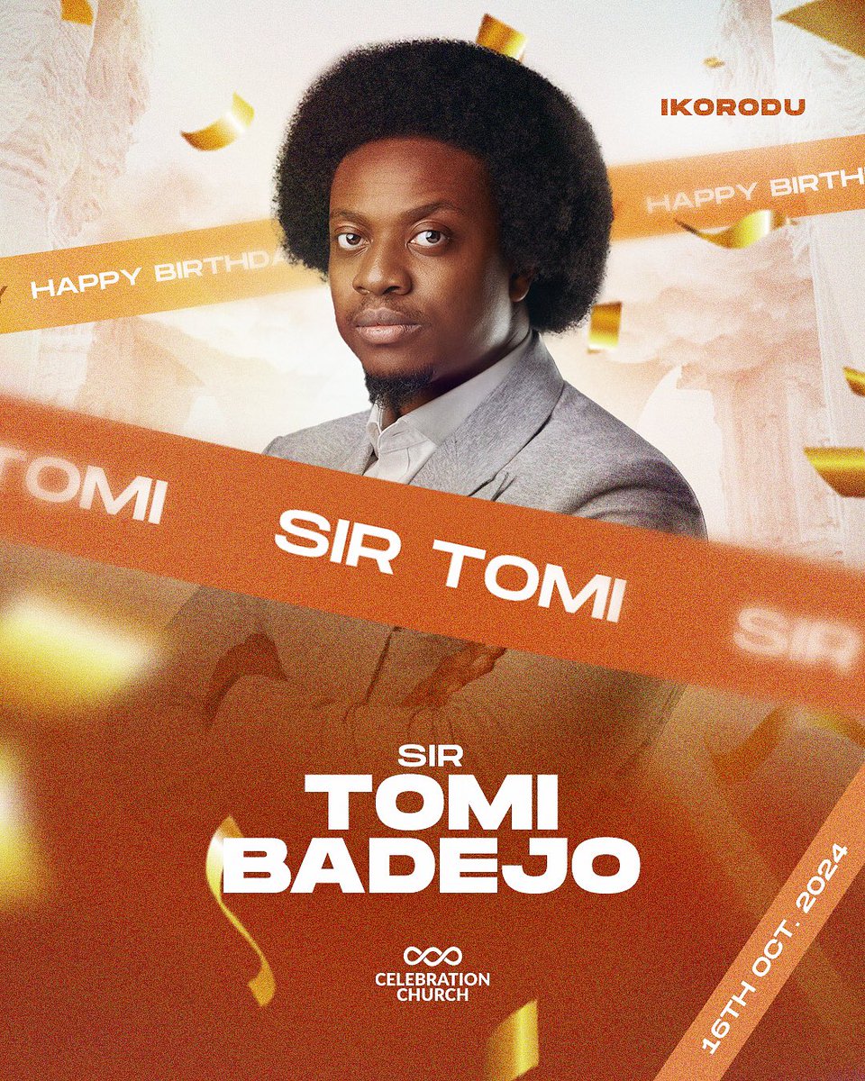 cci_ikorodu's tweet photo. Happy birthday to our dear Sir Tomi Badejo @i_kokumo.🥳🎉

You’re such a blessing to us @cci_ikorodu and an incredible support system to our dear Pastor Bisola. 

This new year you are strengthened by God.

All of us @cci_ikorodu and @cci__global love and cherish you sir. https://t.co/wr92zdbixe