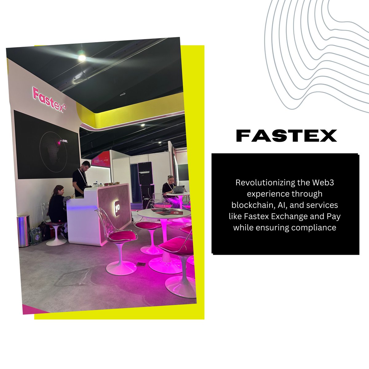 From investment platforms to blockchain solutions, these brands are leading the charge in #fintech and #Web3  innovation🚀 
<a href="/fasset_official/">Fasset</a> <a href="/0xCregis/">Cregis</a> <a href="/fastex/">Fastex</a> 

#Blockchain #Fintech #MakersPR #Innovation #GITEX