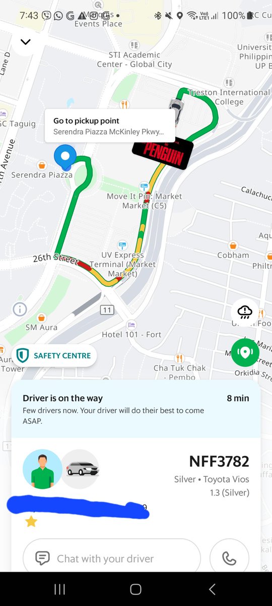 calaithewriter's tweet photo. @grabph pls do something naman with your drivers. Heavy traffic is a default during rush hours. If that is the excuse, geeez 🤦🏻‍♀️😮‍💨 

I got cancelled 4 frigging times! 1st one I wasnt able to s'shot lang. Wag naman ganito. https://t.co/5ruduPldS0