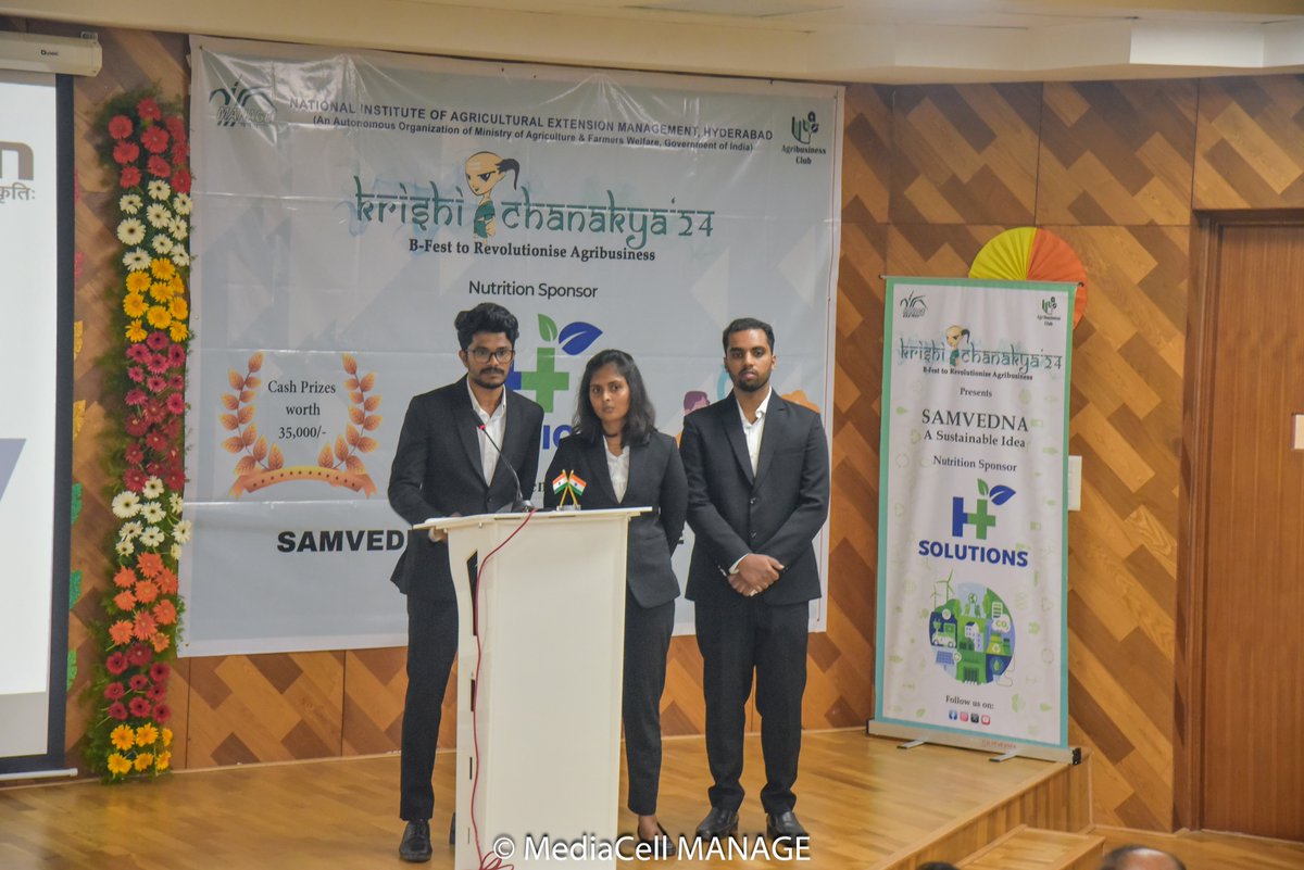 ABC_MANAGE's tweet photo. Samvedna - The Sustainable Case Study Challenge! 🌍

Supported by Harvest Plus Solutions, this impactful competition took place on 15th September at the MANAGE, Hyderabad campus https://t.co/imNHjEpv9b